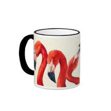 Birds of a Feather - taza de café del flamenco