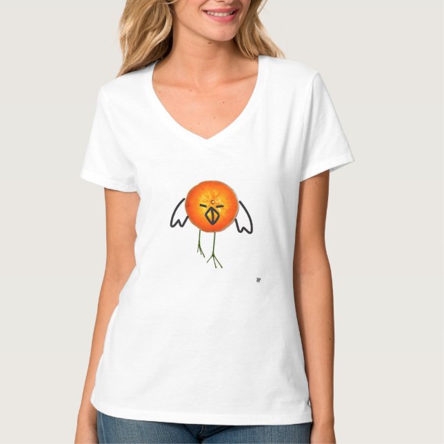 BIRDY, EL PÁJARO NARANJA. Camiseta (Anverso)
