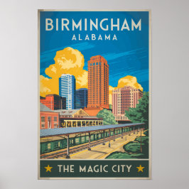 Birmingham Alabama Viajes Arte Vintage