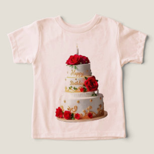 Birthday Cake Art diseña camisetas