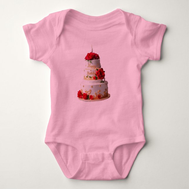 Birthday Cake Art diseña camisetas (Anverso)
