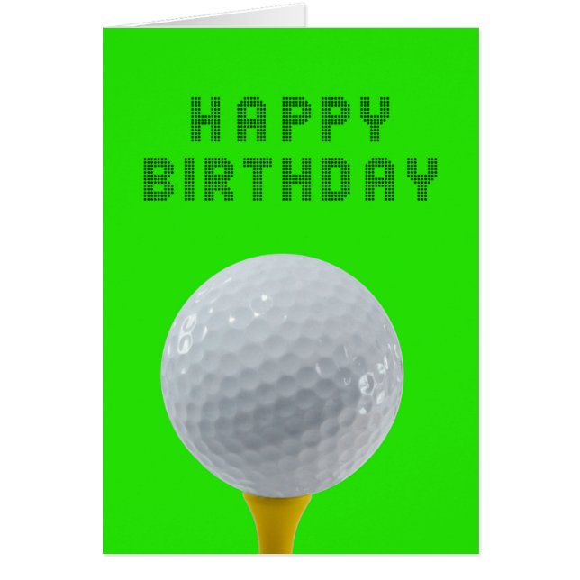 Birthday Golf (Frente)