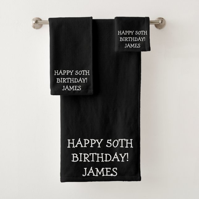 Birthday Golfer Funny 50th Black Dad (In situ)