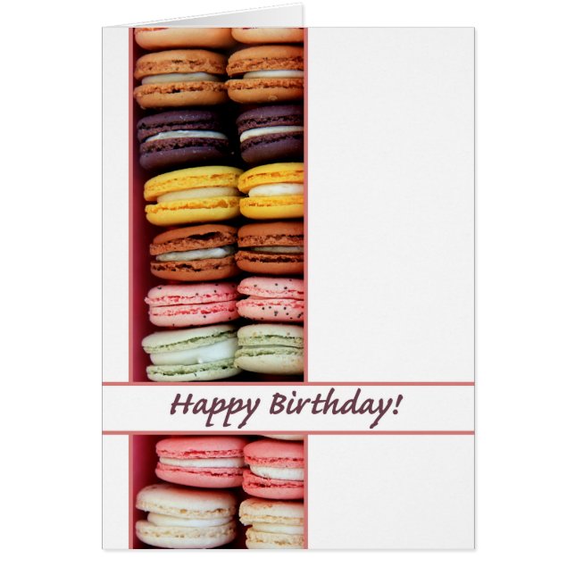 Birthday Macaron Card (Frente)