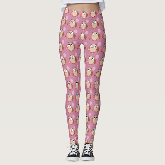 Birthday Owl Leggings (Anverso)