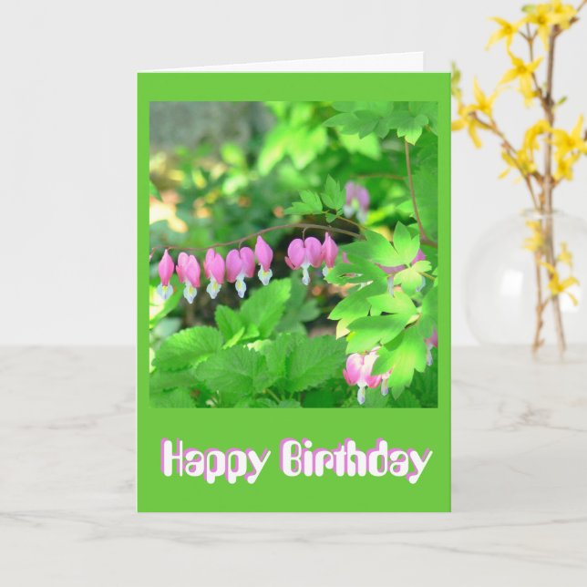BirthdayCard, tarjeta "Estoy tan contenta de que n (flor amarilla)