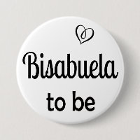 Bisabuela simple para usar botón Baby Shower Pin
