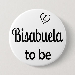 Bisabuela simple para usar botón Baby Shower Pin
