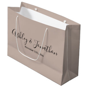 Biscotti Boda personalizado Bolsa de regalo grande