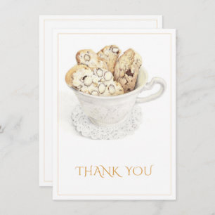 BISCOTTI Gracias Tarjeta plana 4.5x6.25