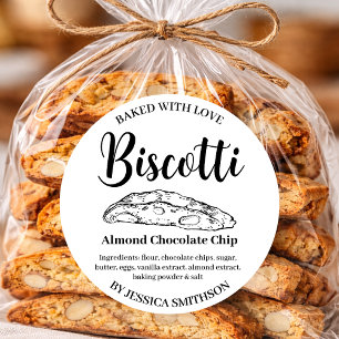 Biscotti Personalizado Hecho a mano etiqueta BIS00