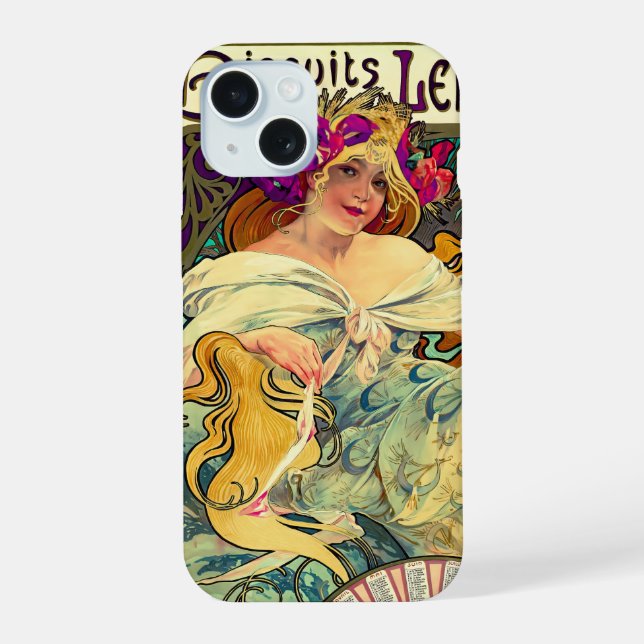 Biscuits Lefevre-Utile de Alphonse Mucha (1896) (Reverso )