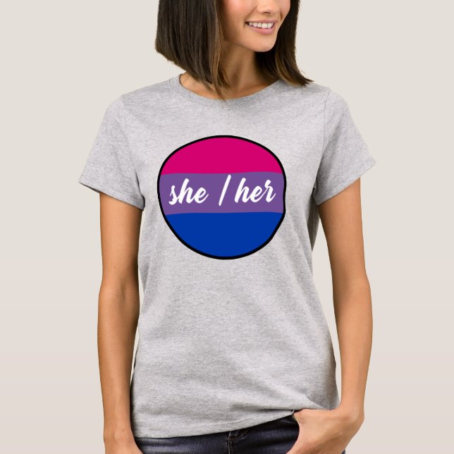 Bisexual, camiseta (Anverso)