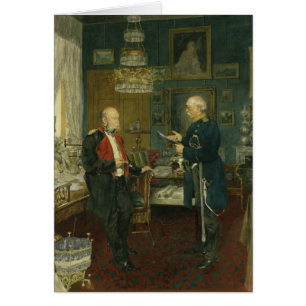 Bismarck con el emperador Wilhelm I