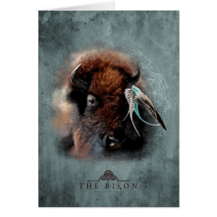 Bison - Tarjeta de felicitación