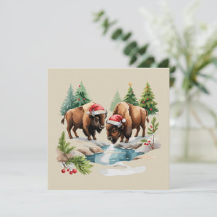 Bisonte de Navidad Búfalo Animal Fauna Occidental