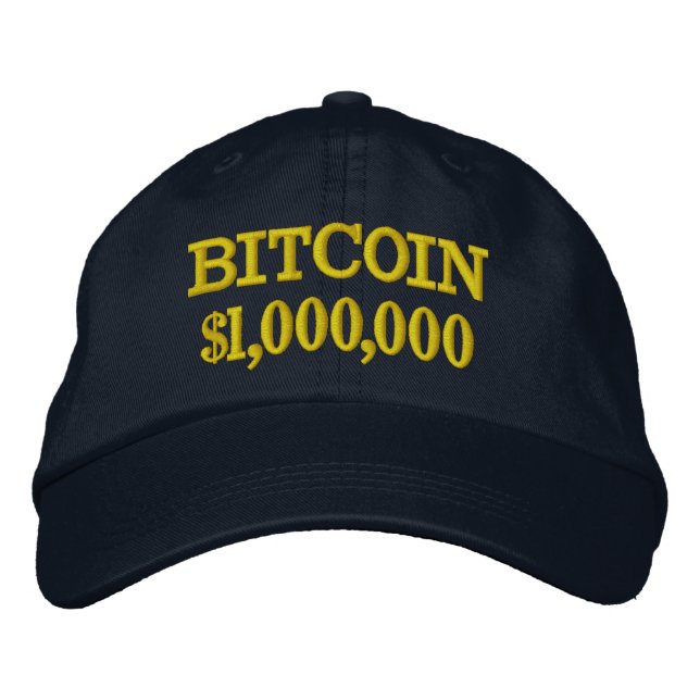BITCOIN $1,000,000 gorra (Anverso)