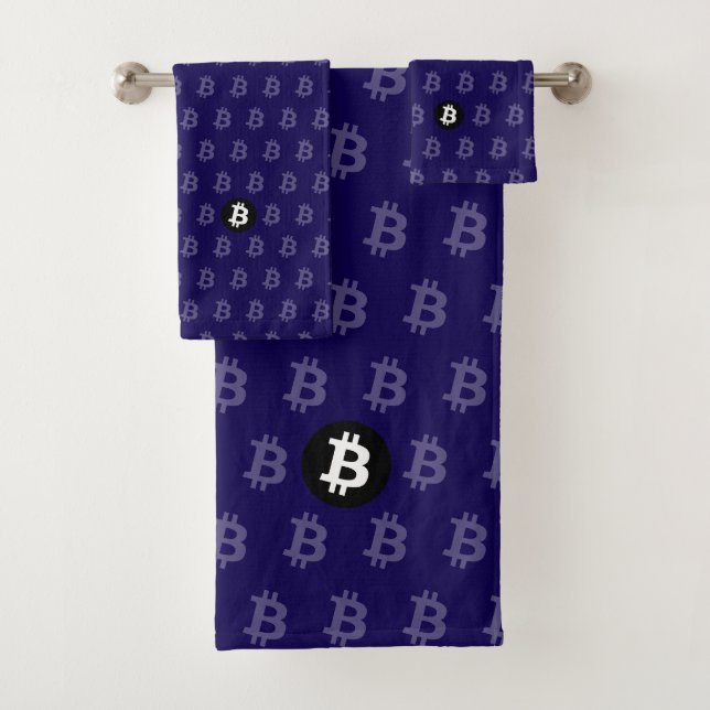 Bitcoin Azul Oscuro (In situ)
