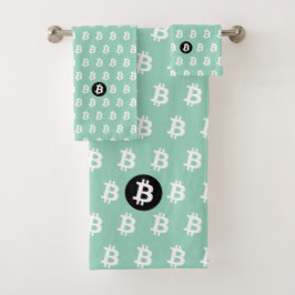 Bitcoin Azul Teal Claro