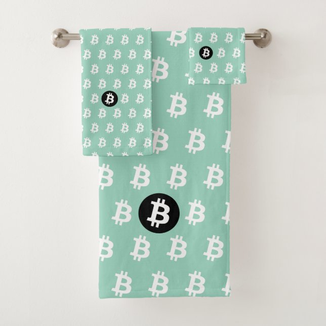 Bitcoin Azul Teal Claro (In situ)
