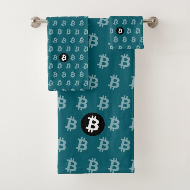 Bitcoin Dark Teal (Style 2) (In situ)