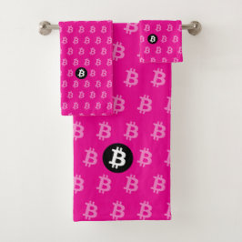 Bitcoin Rosa Fuerte (Estilo 2)