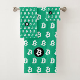 Bitcoin Verde-Azul