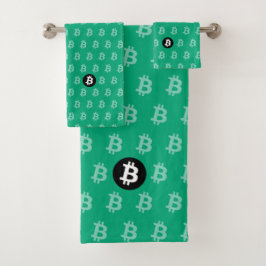 Bitcoin Verde-Azul (Estilo 2)