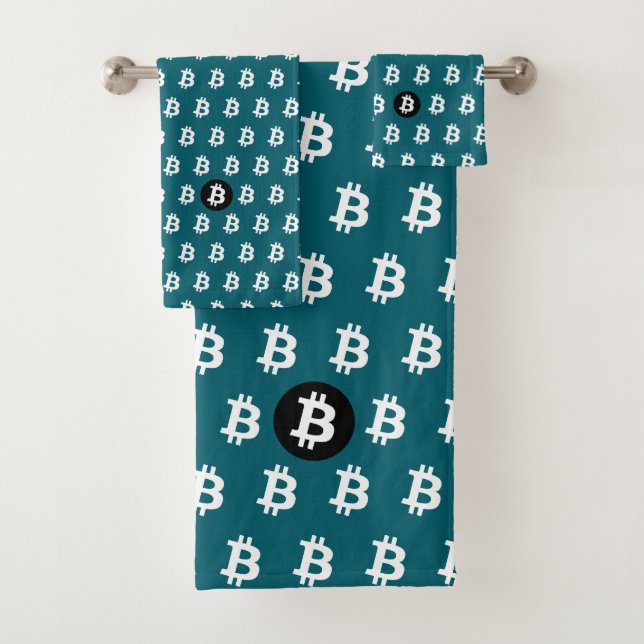 Bitcoin Verde Azul Oscuro (In situ)