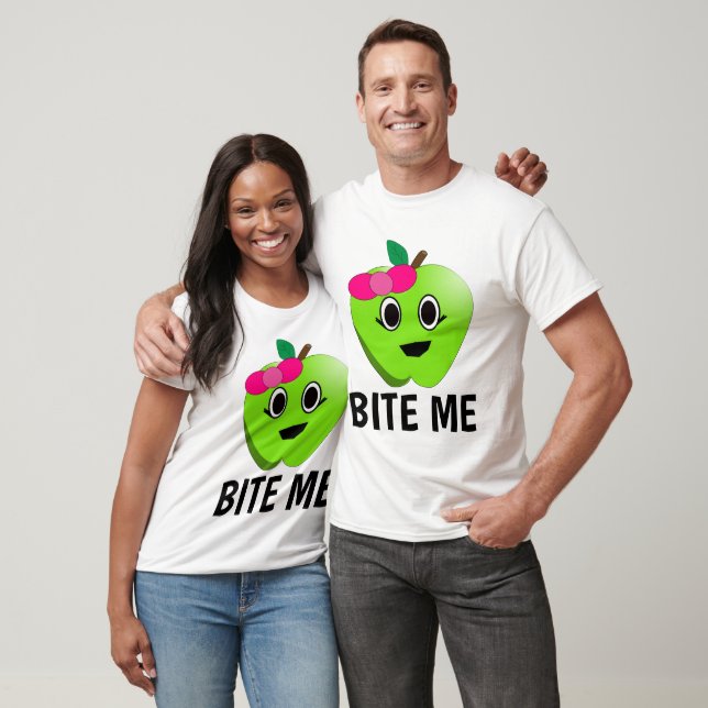 BITE ME, Camisetas divertidas para hombres (Unisexo)