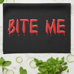 Bite Me Kitchen Toalla