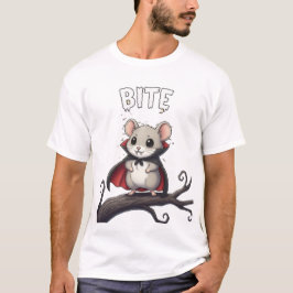 Bite – Vampire Ratón TinyFur Camiseta de Halloween