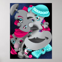 Bits y piezas - Arte de jigsaw surrealista