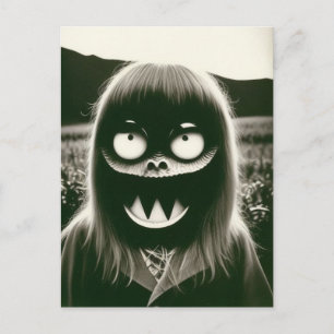 Bizarre postal de Halloween
