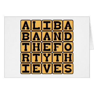 Bizcocho borracho de Ali y los cuarenta ladrones,