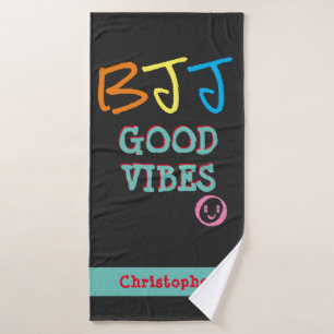 BJJ Jiu Jitsu Toalla de Gimnasio Good Vibes