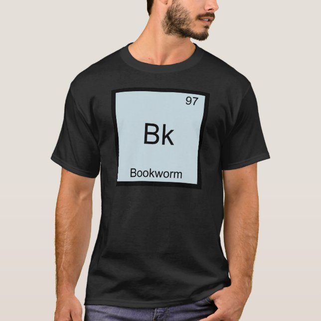Bk - Camiseta divertida con símbolo de elemento de (Anverso)