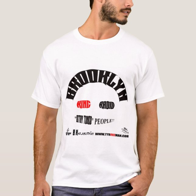 BK RADIO "QUÉDATE TUNADO" EN CAMISA POR TYR LIBRE! (Anverso)