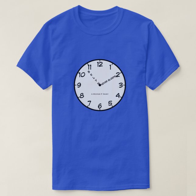 BKLYN NUNCA DURA (Reloj) - Una Camisa MisterP (Diseño del anverso)