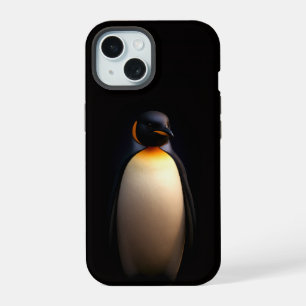 Black 4 Luxe iPhone 15 Funda, Emperor Penguin