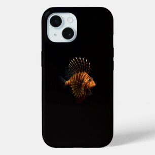 Black 4 Luxe iPhone 15 Mate, Pez León Rojo