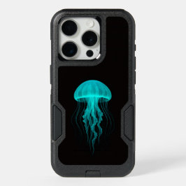 Black 4 Luxe iPhone 15 Pro, Green Jellyfish