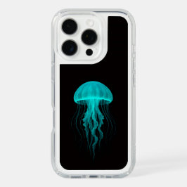Black 4 Luxe Presido Case, Green Jellyfish