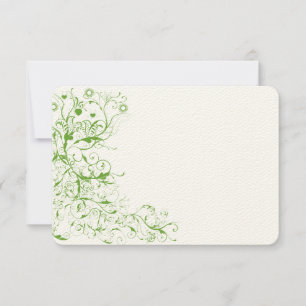 Black and Apple Green Love Bird Swils RSVP