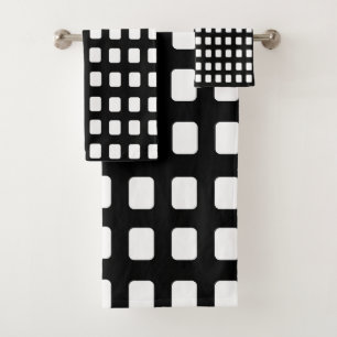 Black and White Squares Trendy