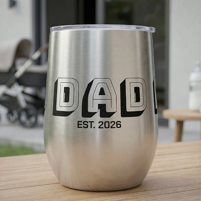 Black Bold Varsity Established Dad (Subido por el creador)