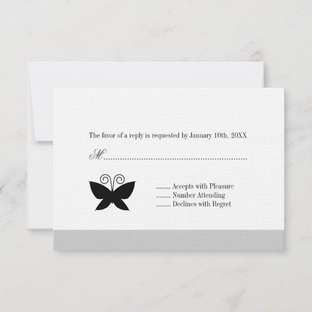Black Butterfly Rsvp (Anverso)