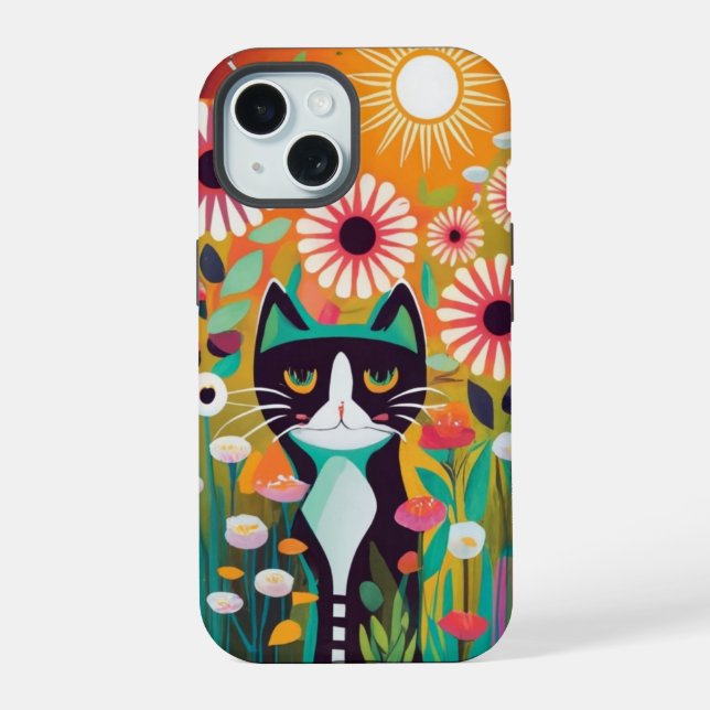 Black Cat in The Garden (Reverso )