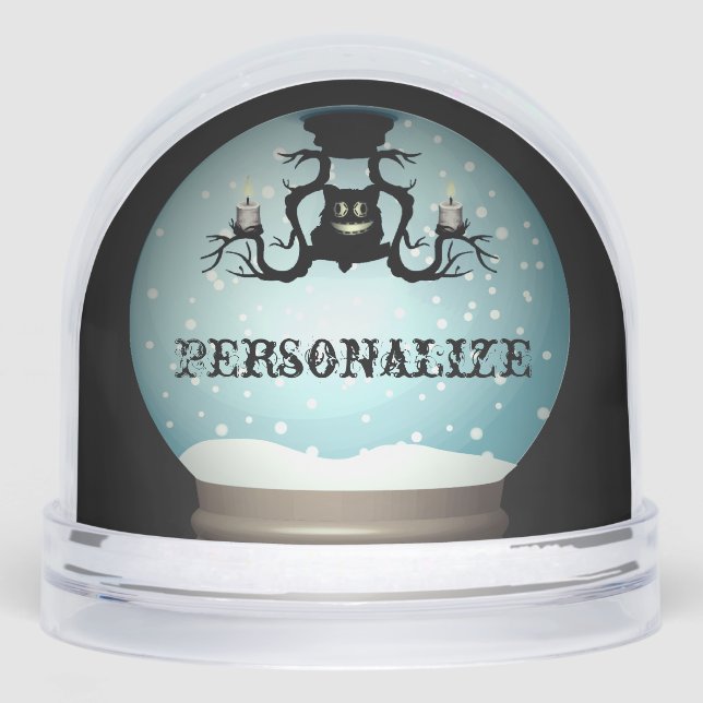 Black cat otoño chandelier otoño bola de nieve oto (Anverso)