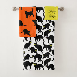 Black Cats on White